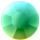 Crystal for Nail Art RSH48 1.5mm 48pcs - Transparent Green