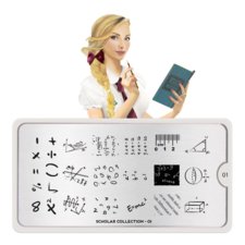 Stamping Nail Art Image Plate MOYOU Scholar 01