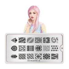 Stamping Nail Art Image Plate MOYOU Asia 08
