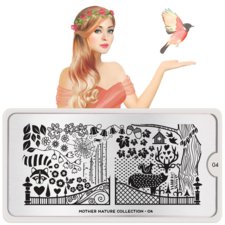 Stamping Nail Art Image Plate MOYOU Mother Nature 04
