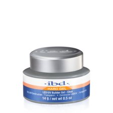 LED/UV gradivni gel za nadogradnju noktiju IBD Builder Clear - 14g