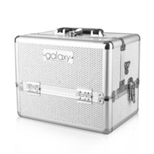 Kofer za šminku GALAXY beli gliter 1432WG