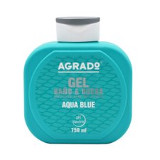 Bath and Shower Gel AGRADO Aqua Blue 750ml