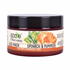 Hair Mask for Dry and Damaged Hair ECO U Spinach & Pumpkin 250ml
