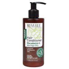 Hair Conditioner for Dry, Damaged & Brittle Hair REVUELE Macadamia & Moringa Oils 250ml