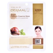 Korejska sheet maska za regeneraciju kože lica DERMAL Collagen Essence Puževa sluz 23g