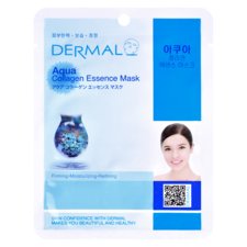 Korejska sheet maska za hidrataciju i osvežen izgled kože lica DERMAL Collagen Essence Morska voda 23g