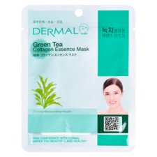 Korean Sheet Firming Mask DERMAL Collagen Essence Green Tea 23g