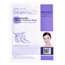 Korean Sheet Firming and Moisturizing Mask DERMAL Collagen Essence Hyaluronate 23g