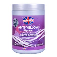 Anti-Yellow Pigment  Hair Mask RONNEY Silver Power 1000ml