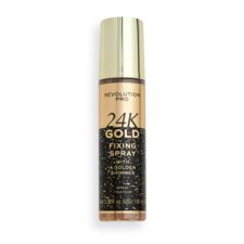 Fixing Spray with a Golden Shimmer REVOLUTION PRO 24k Gold 100ml