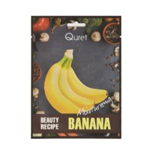 Korean Sheet Moisturizing Mask QURET Beauty Recipe Banana 25g