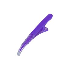 Plastic Hair Clips Violet 4pcs