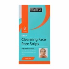 Cleansing Face Pore Strips BEAUTY FORMULAS Witch Hazel 6pcs