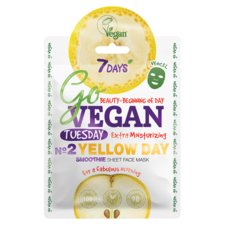Sheet maska za lice 7DAYS Go Vegan Yellow Day 25g