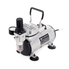 Piston/Oil-Free Airbrush Compressor AS18-2 with One Exhaust