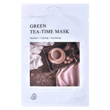 Korean Sheet Facial Mask for Dry and Sensitive Skin DETOSKIN Green Tea-Time 30g