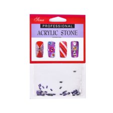 Zircons for Nail Art RE48 1.5mm 48pcs - Purple