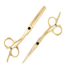 Set of Scissors KIEPE Monster Cut Gold TH242/5.5
