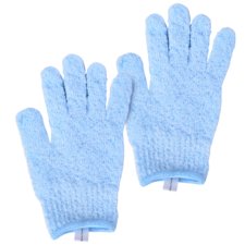 Exfoliating Bath Gloves CALA 69533 Baby Blue 2pcs