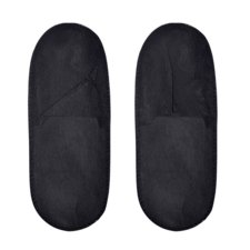 Non Woven Slippers Closed ROIAL Black 100pcs