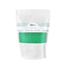 Honey Mineral Salt BE BEAUTY Green Tea - Almond 500g