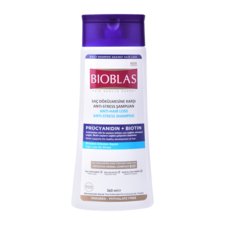 Anti-Hair Loss Anti-Stress Shampoo BIOBLAS Procyanidin and Biotin 360ml
