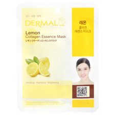 Korejska sheet maska za sjaj kože lica DERMAL Collagen Limun 23g
