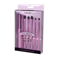 Essential Eye Brush Kit CALA Eye Need It Metallic Pink 6pcs