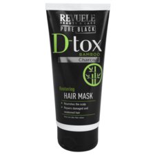 Restoring Hair Mask with Bamboo Charcoal REVUELE D-tox 200ml