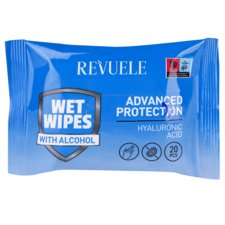 Wet Wipes for Hands and Body REVUELE Hyaluronic Acid 20pcs