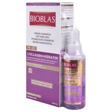 Set šampon i balzam protiv opadanja i za volumen kose BIOBLAS kolagen i keratin