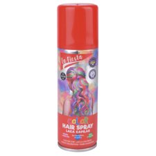Color Hair Spray LA FIESTA Red 125ml