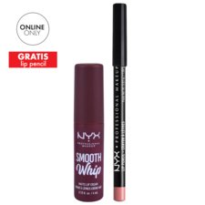 Matte Lip Cream + Slip Lip Pencil NYX Professional Makeup Fuzzy Slippers 4ml+1.04g