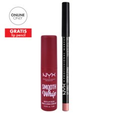 Matte Lip Cream + Slip Lip Pencil NYX Professional Makeup Cherry Creme 4ml+1.04g