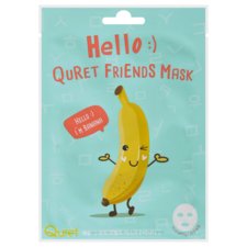 Korean Sheet Mask QURET Friends Banana 25g