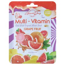Korean Sheet Mask GRACE DAY Multi-Vitamin Grape Fruit 27ml