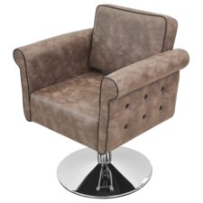 Salon Chair INFINITY INF111 Light Brown