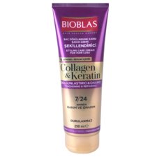 Styling Hair Cream BIOBLAS Collagen & Keratin 250ml