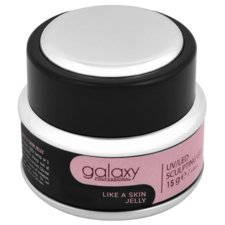 Gradivni kamuflažni gel za nadogradnju noktiju GALAXY UV/LED Like a Skin Jelly 15g