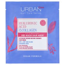 Pre-wash Hair Mask for Dry and Limp Hair URBAN CARE Hyaluronic Acid & Collagen 50ml