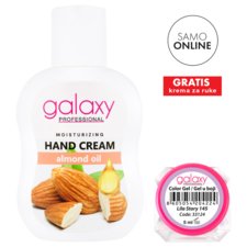 Kolor gel za nokte Lila Story + krema za ruke Almond Oil gratis GALAXY 5ml+100ml