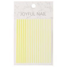Nail Art Stripes Neon Yellow