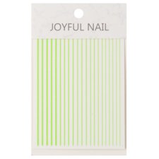 Nail Art Stripes Toxic Green