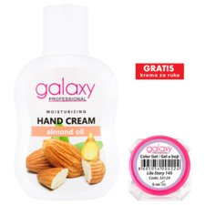 Kolor gel za nokte Lila Story + krema za ruke Almond Oil gratis GALAXY 5ml+100ml