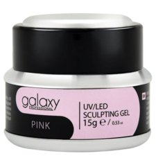 Gradivni gel za nadogradnju noktiju GALAXY UV/LED Pink 15g
