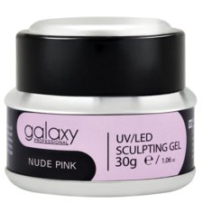 Gradivni kamuflažni gel za nadogradnju noktiju GALAXY UV/LED Nude Pink 30g