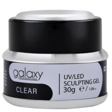 Gradivni gel za nadogradnju noktiju GALAXY UV/LED Clear 30g