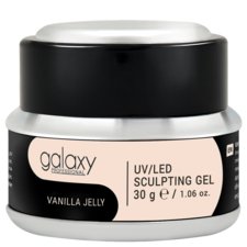 Gradivni gel za nadogradnju noktiju GALAXY UV/LED Vanilla Jelly 30g