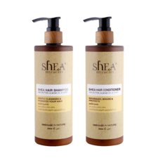 Hair Shampoo & Conditioner for Medium to Coarse Textures SHEA MIRACLES Shea Butter